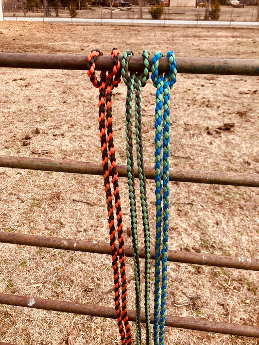 hand braided paracord tie strings